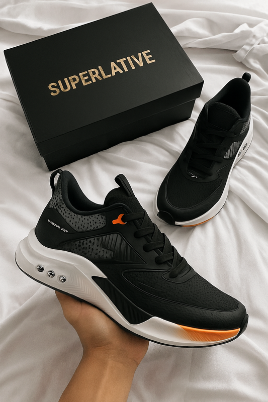 Breathable Mesh Men’s Running Shoes - Lightweight Low-Top Sneakers with Blue & Neon Green Accents, Comfortable Casual Sneakers for Daily Wear, Running, and Active Lifestyles, Daily Wear Shoes | Energetic Style Sneakers | Comfortable Fit