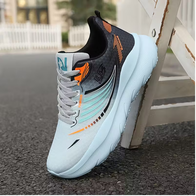 Men’s Lace-Up Mesh Running & Sports Shoes