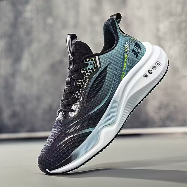 Men'S Breathable Mesh Running Shoes - Lightweight, Non-Slip, Shock-Absorbing Sneakers with Air Cushion Technology for Gym, Hiking & Casual Wear - & Design, Gym Shoes