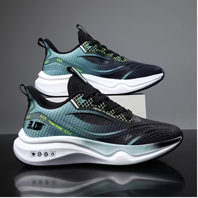 Men'S Breathable Mesh Running Shoes - Lightweight, Non-Slip, Shock-Absorbing Sneakers with Air Cushion Technology for Gym, Hiking & Casual Wear - & Design, Gym Shoes