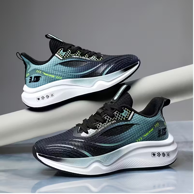 Men'S Breathable Mesh Running Shoes - Lightweight, Non-Slip, Shock-Absorbing Sneakers with Air Cushion Technology for Gym, Hiking & Casual Wear - & Design, Gym Shoes