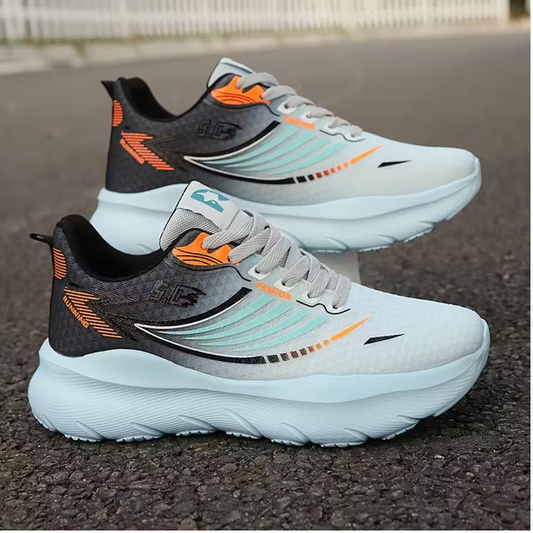 Men’s Lace-Up Mesh Running & Sports Shoes