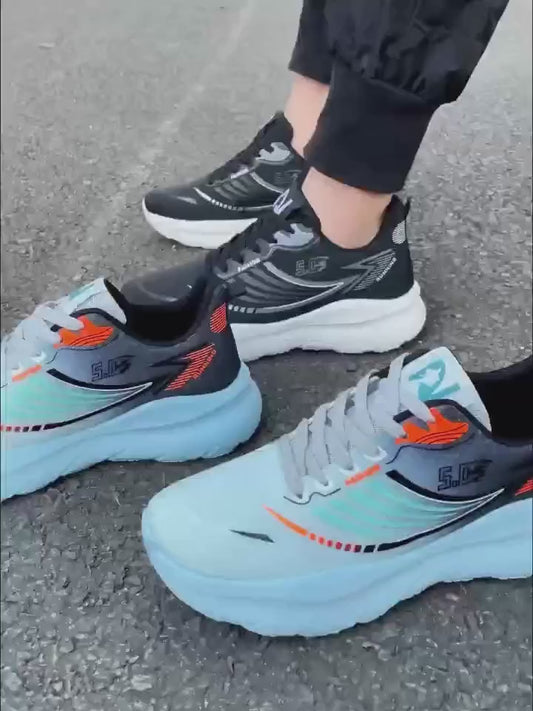 Men’s Lace-Up Mesh Running & Sports Shoes